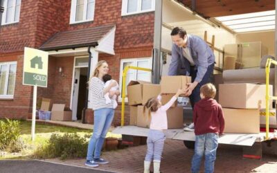 people moving into a home