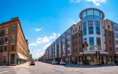 street view of a condo in the suburbs
