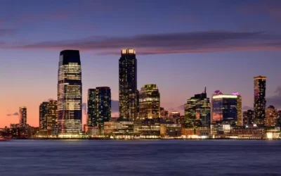 view of skyline in New Jersey