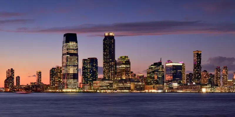 view of skyline in New Jersey