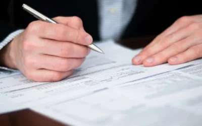 someone signing a bill