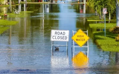 road in flood