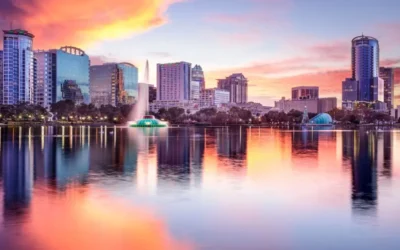 view of waterfront Orlando. Florida