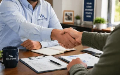 Handshake after VA loan approval