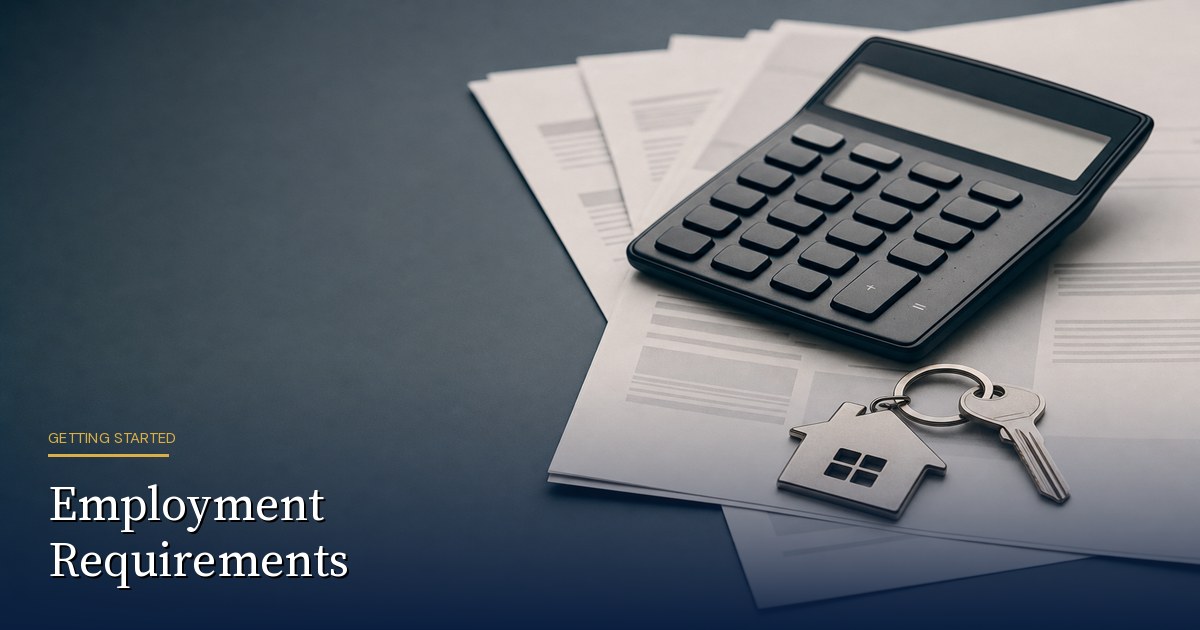 Loan Employment and Work History Requirements